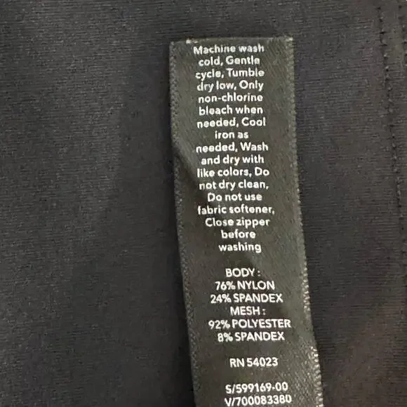 Alllyson Felix x Athleta Black Leggings Size XL Legend Mesh 599169‎ - Picture 9 of 11